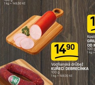 Vodňanská drůbež KUŘECÍ DEBRECÍNKA