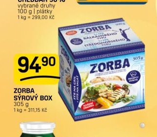 ZORBA SÝROVÝ BOX