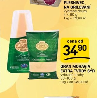 GRAN MORAVIA EXTRA TVRDÝ SÝR