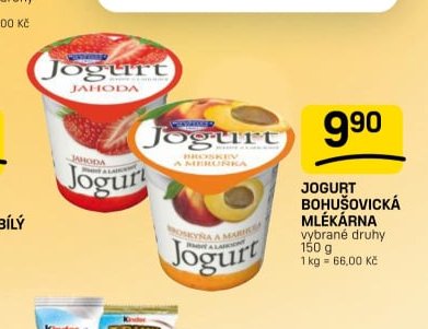 JOGURT BOHUŠOVICKÁ MLÉKÁRNA