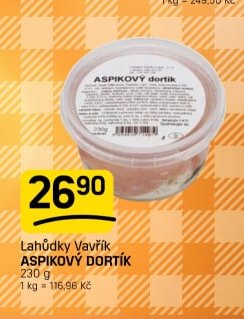 Lahůdky Vavřík ASPIKOVÝ DORTÍK