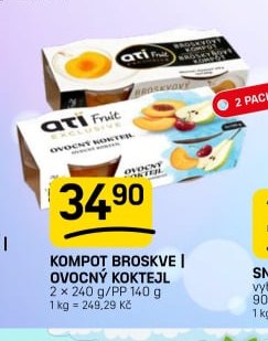 KOMPOT BROSKVE | OVOCNÝ KOKTEJL