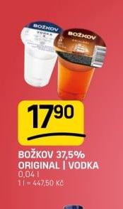 BOŽKOV 37,5% ORIGINAL | VODKA