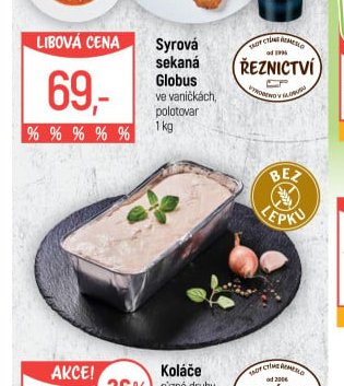Syrová sekaná Globus 1 kg