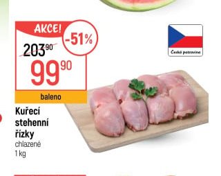 Kuřecí stehenní řízky 1 kg