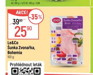 Le&Co Šunka Zvonařka, Bohemia