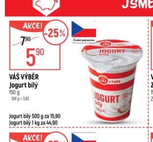 Váš Výběr Jogurt bílý
