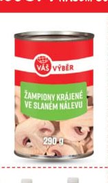 Váš výběr Žampiony krájené