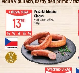 Pražská klobása Globus