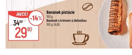Banánek pistácie