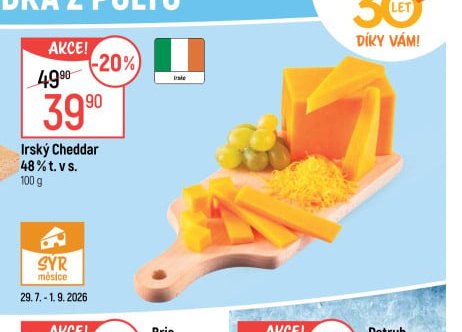 Irský Cheddar