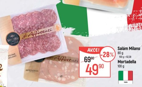 Salám Milano, Mortadella