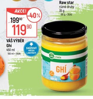 VÁŠ VÝBĚR Ghí 450 ml