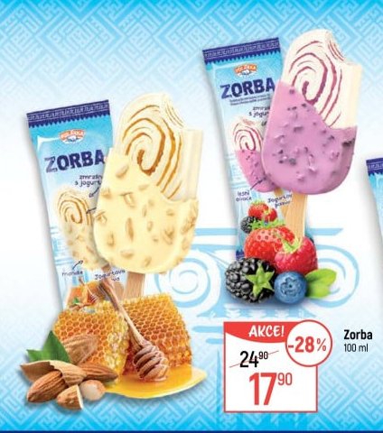 Zorba zmrzlina s jogurtem
