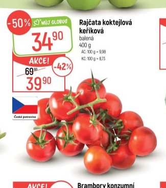 Rajčata koktejlová keříková