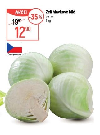 Zelí hlávkové bílé