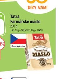 Tatra Farmářské máslo