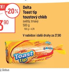 Delta Toast tip toustový chléb