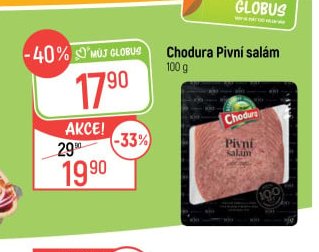 Chodura Pivní salám