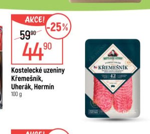 Kostelecké uzeniny Křemešník, Uherák, Hermín