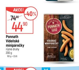 Ponnath Vídeňské minipárečky