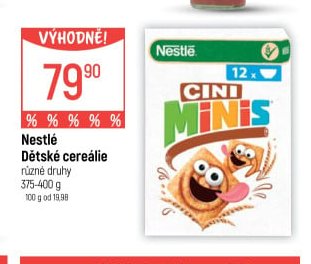 Nestlé Dětské cereálie