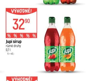 Jupí sirup různé druhy 0,7l
