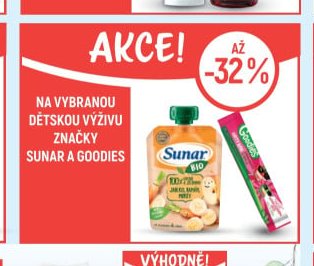 Sunar a Goodies dětská výživa
