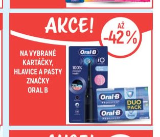 Oral-B kartáčky, hlavice a pasty