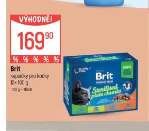 Brit kapsičky pro kočky