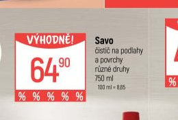 Savo čistič na podlahy