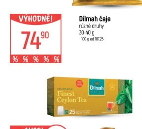 Dilmah čaje