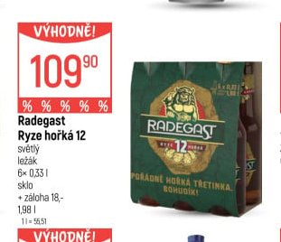 Radegast Ryze hořká 12