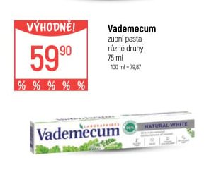 Vademecum zubní pasta