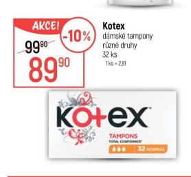 Kotex dámské tampony