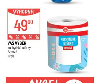Váš výběr kuchyňské utěrky