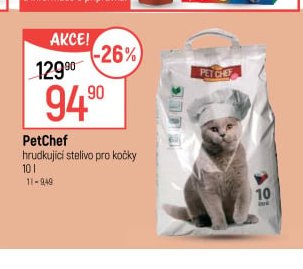 PetChef hrudkující stelivo pro kočky
