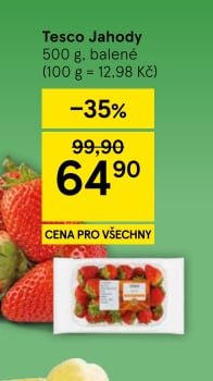 Tesco Jahody 500 g
