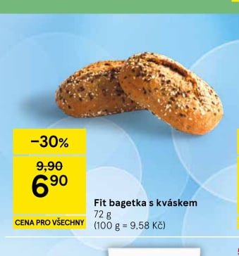 Fit bagetka s kváskem 72 g