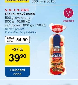 Ölz Toustový chléb 500 g