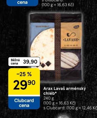 Arax Lavaš arménský chléb