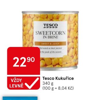 Tesco Kukuřice