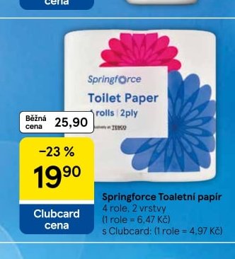 Springforce Toilet Paper