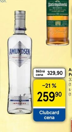 Amundsen Premium Vodka 37,5 %, 0,7 l