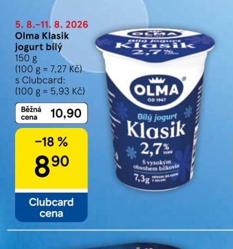 Olma Klasik jogurt bílý 150 g