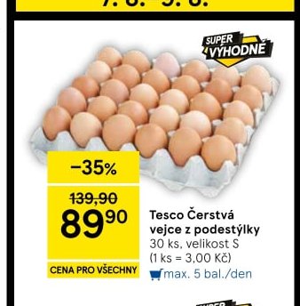 Tesco Čerstvá vejce