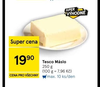 Tesco Máslo