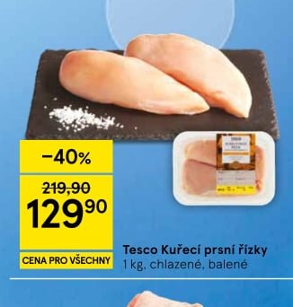 Tesco Kuřecí prsní řízky