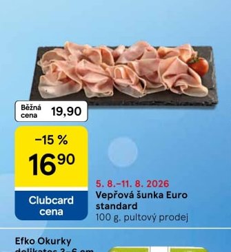 Vepřová šunka Euro standard