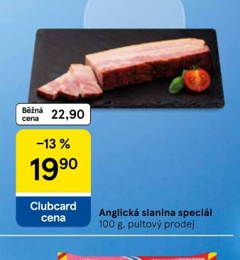 Anglická slanina speciál